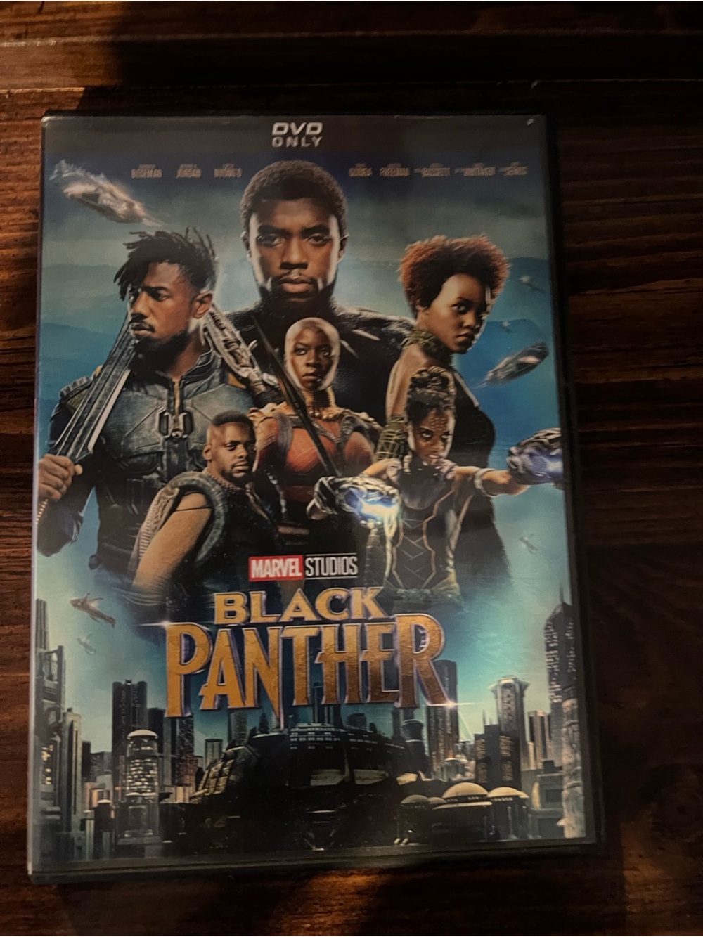 Marvel Studios Black Panther DVD — Blue and Gold Cover